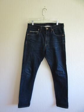BILLIAM Men's Dark Blue Selvedge Denim 31x32 USA Jeans